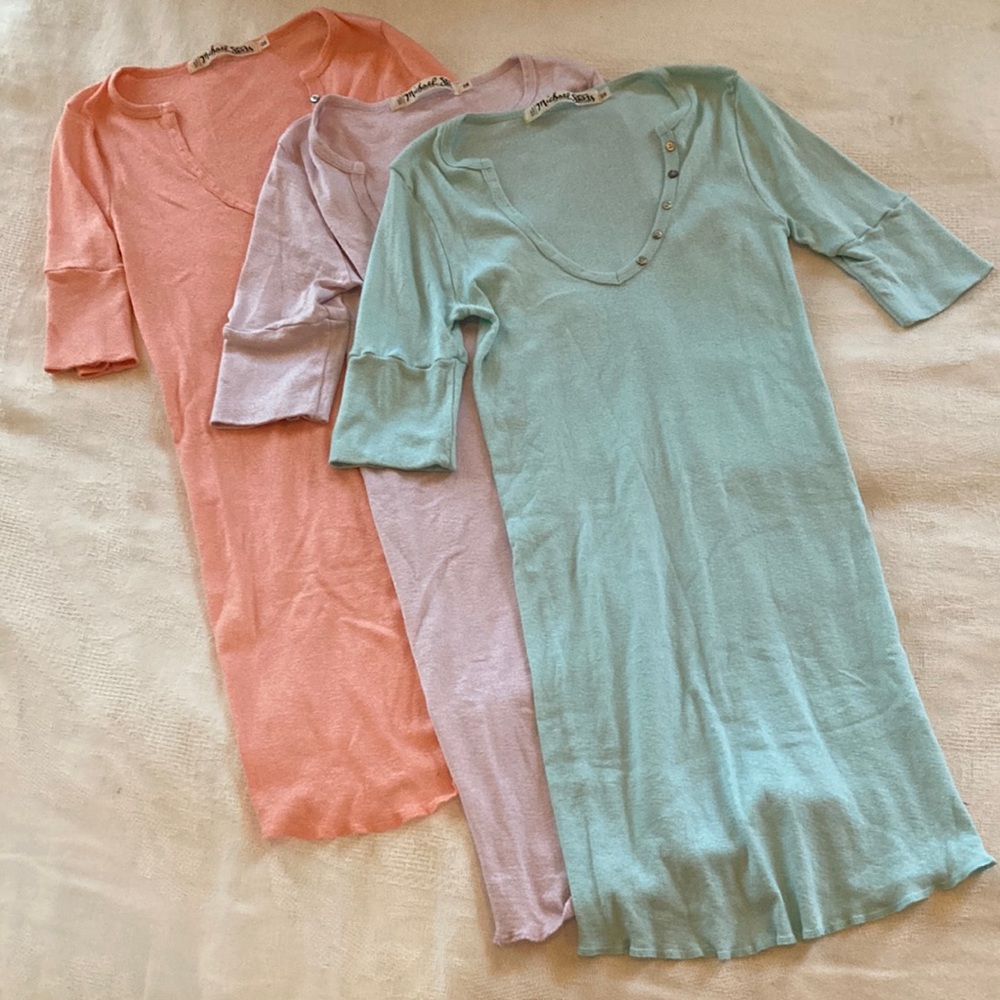 Bundle of 3 Michael Stars Maternity Shirt